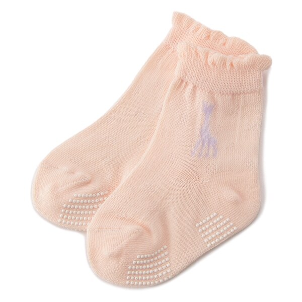 フリルDOTクルーソックス【日本製】