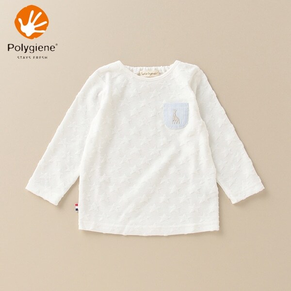 ポリジン スタージャガードTシャツ【日本製】