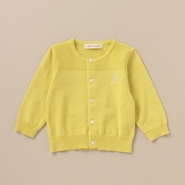 ヨーク切替カーディガン【日本製】