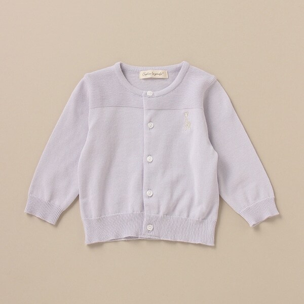 ヨーク切替カーディガン【日本製】