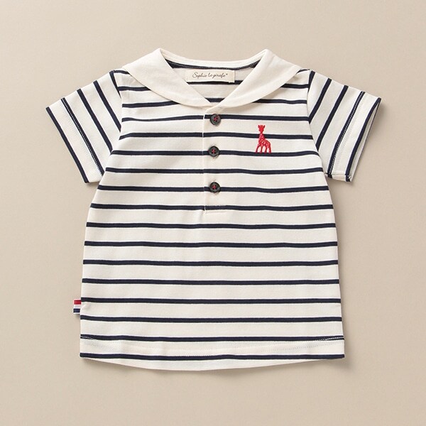 ボーダーセーラーシャツ【日本製】