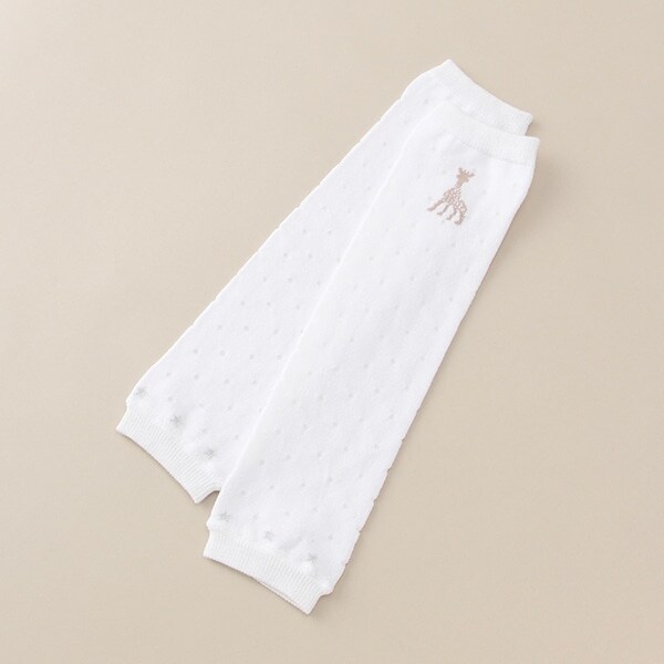 透かしドットレッグウォーマー【日本製】