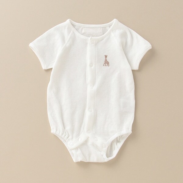 スマイルコットン ふんわり半袖ボディスーツ【日本製】