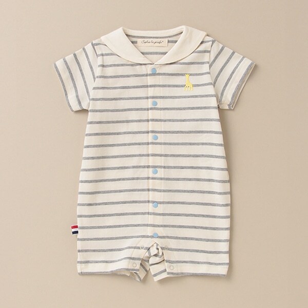 ボーダーセーラーショートオール【日本製】