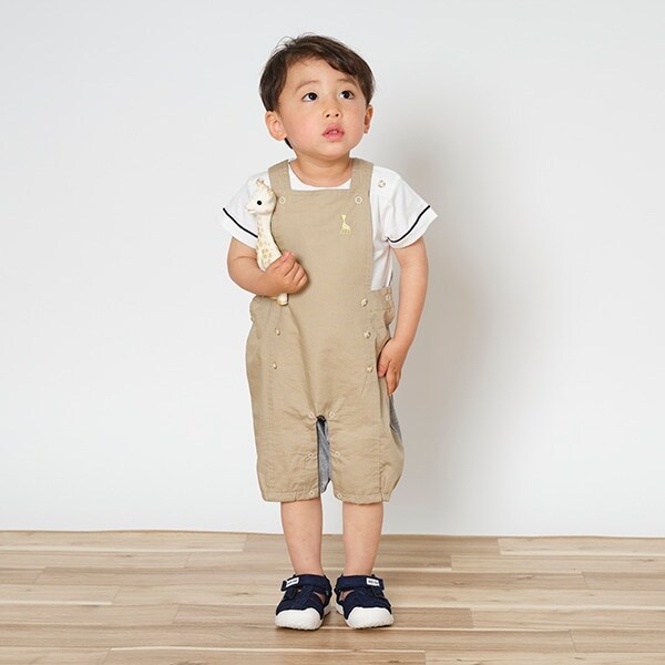 裾バルーンサロペット【日本製】