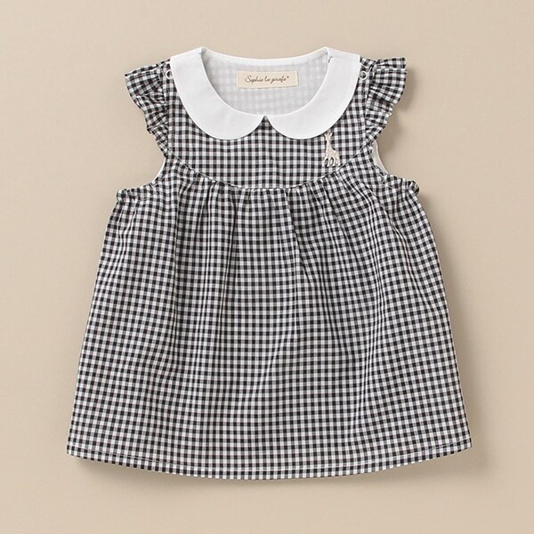 ギンガムチュニック【日本製】