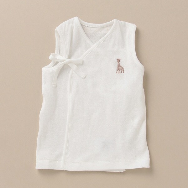 ふんわり袖なし短肌着【日本製】