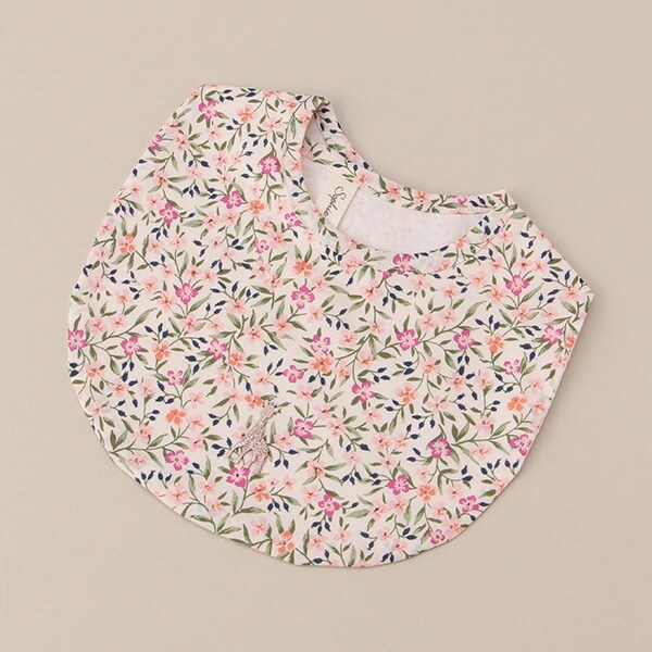 小花柄スタイ【日本製】