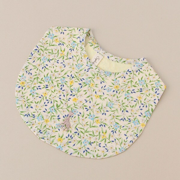 小花柄スタイ【日本製】