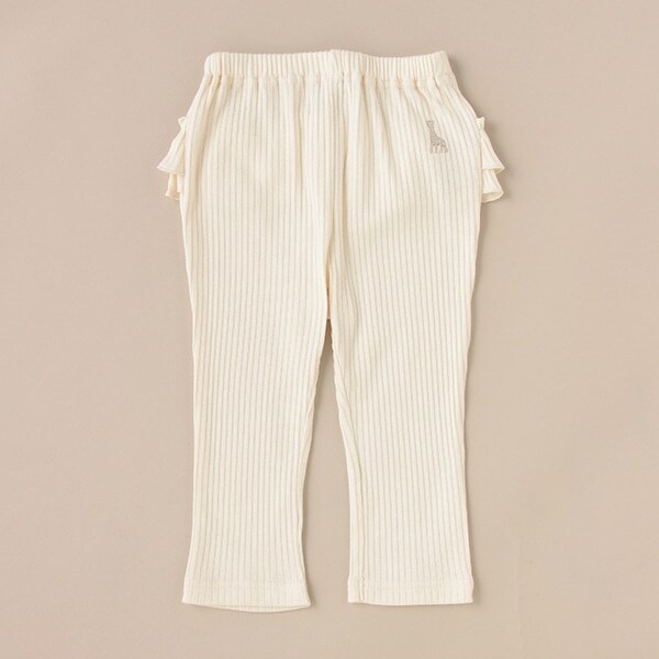 後ろフリルレギンス 【日本製】