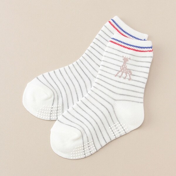 2ラインボーダーソックス 【日本製】