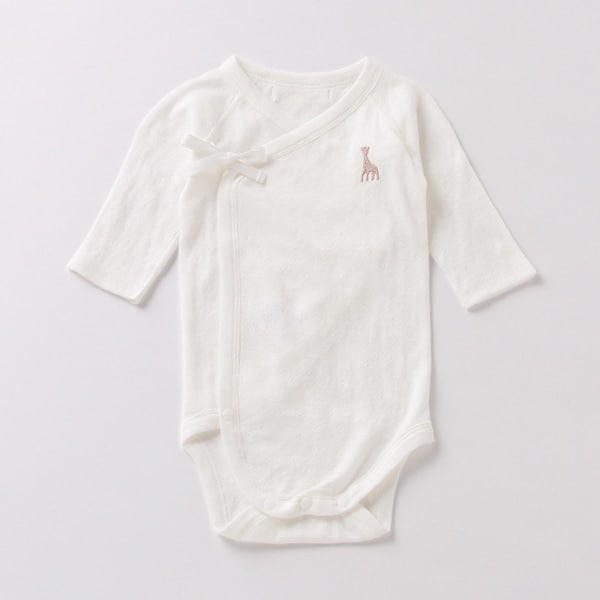 ふんわり長袖ボディスーツ 【日本製】