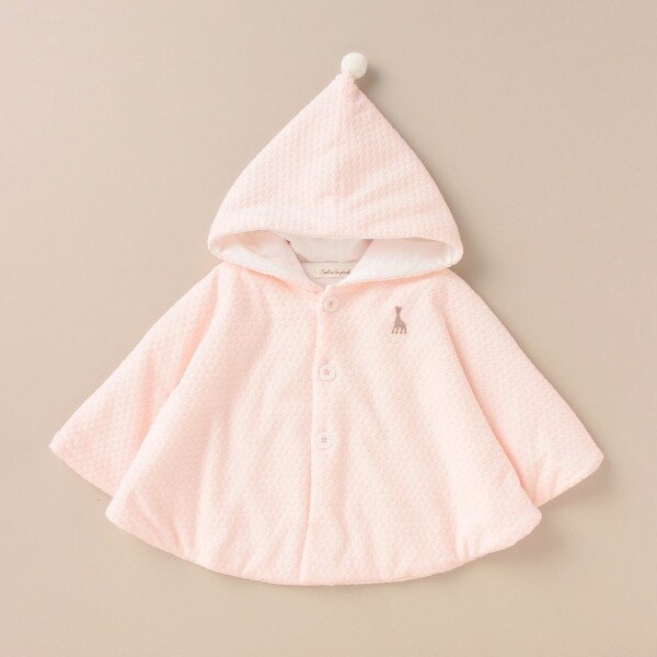 水玉ベロアマント【日本製】