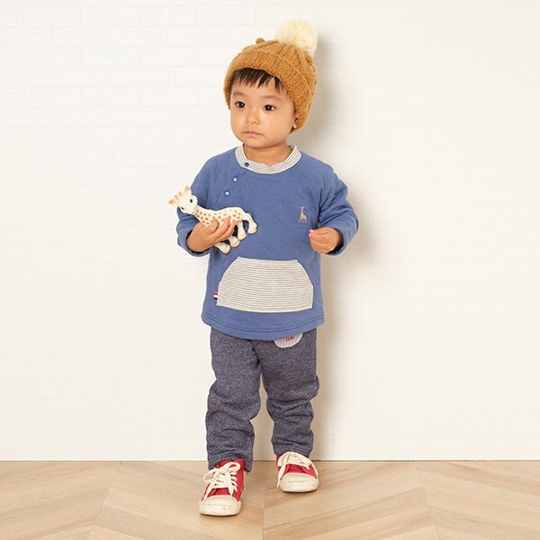 裏毛デニムロングパンツ【日本製】