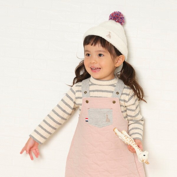 ジャガードボーダー長袖Tシャツ【日本製】