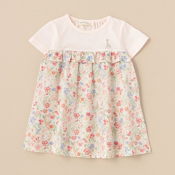 ボタニカルフラワーチュニック【日本製】