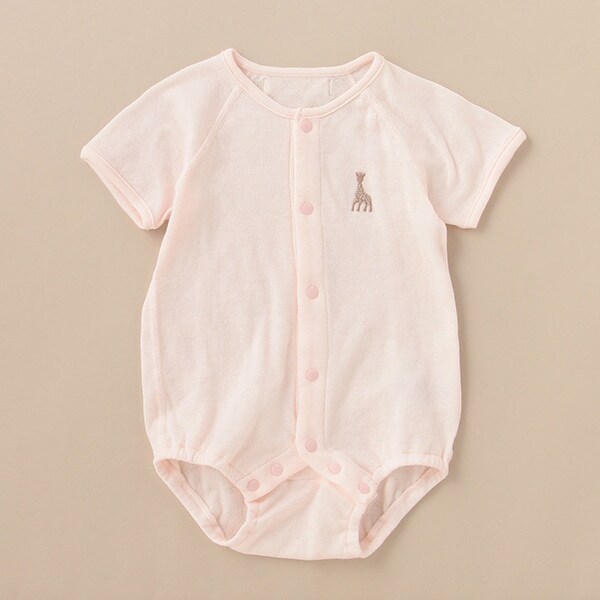 ふんわり半袖ボディスーツ【日本製】