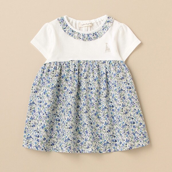 小花柄ローンチュニック【日本製】