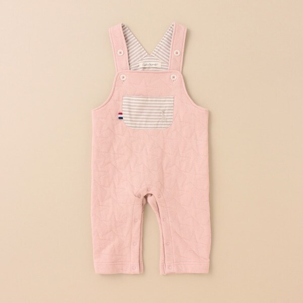 星柄キルトサロペット【日本製】