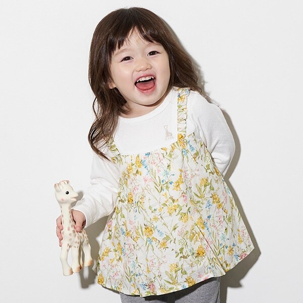 花柄チュニック【日本製】
