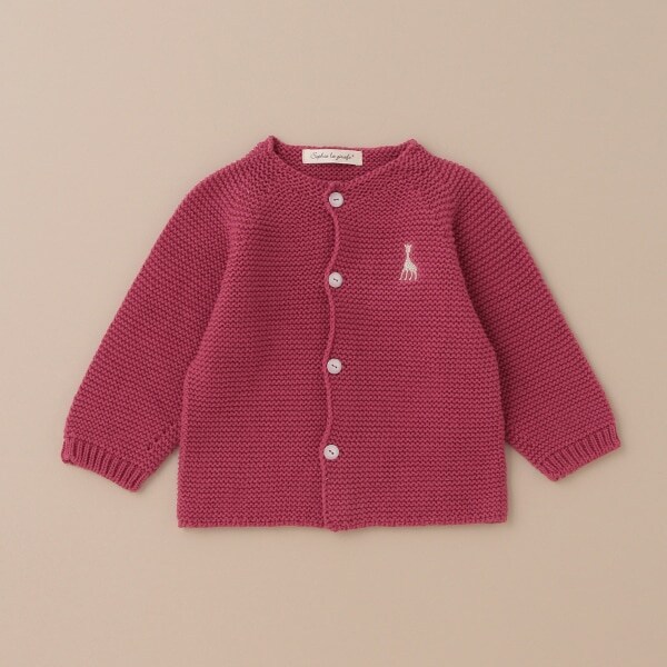 ガーター編みカーディガン【日本製】