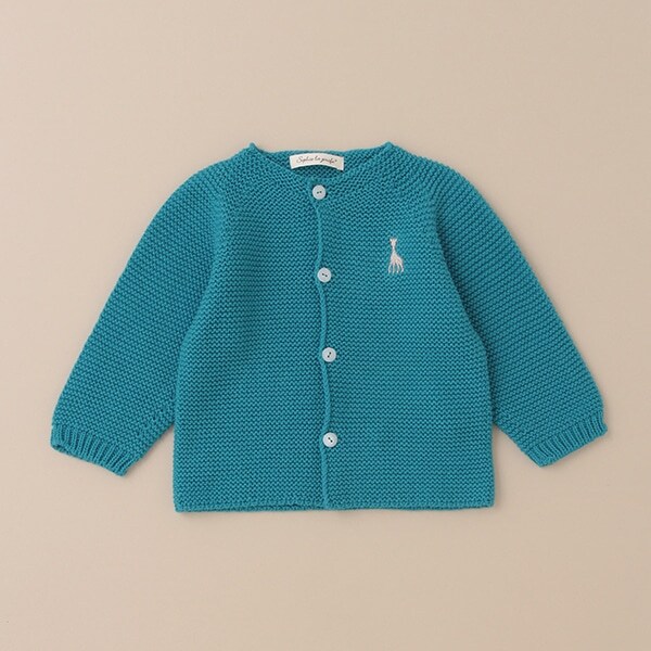 ガーター編みカーディガン【日本製】