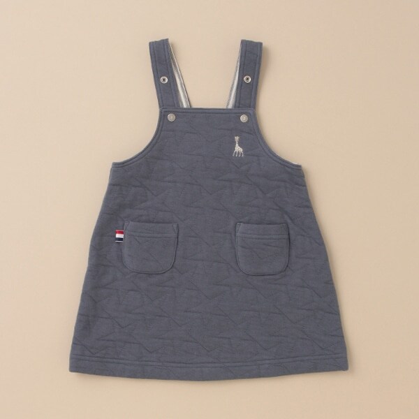 星柄キルトジャンパースカート【日本製】