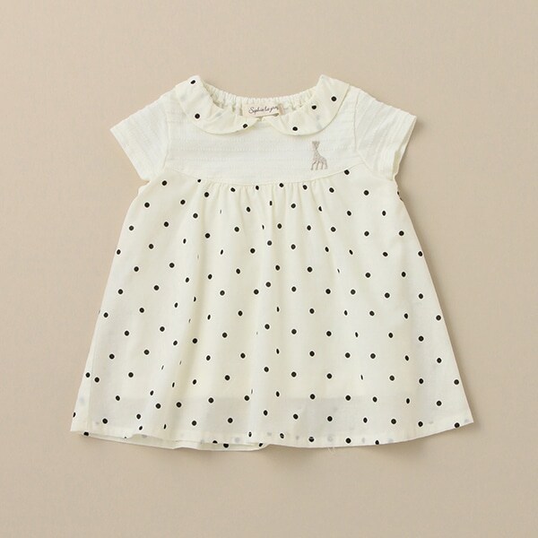 ドット柄チュニック