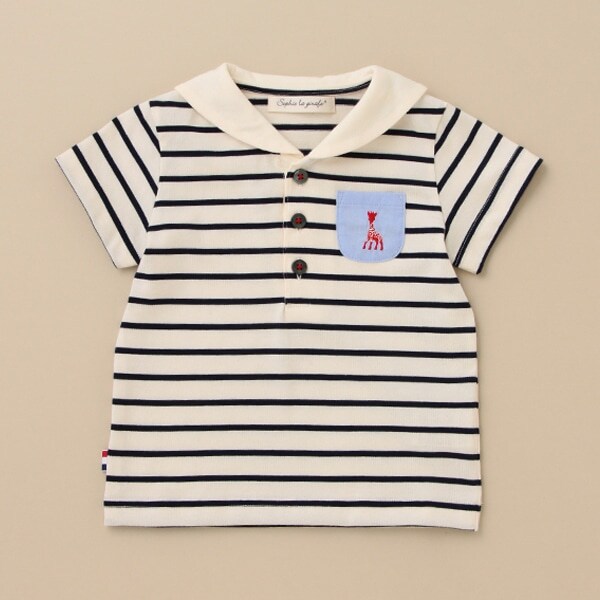 ボーダーセーラー半袖Tシャツ【日本製】