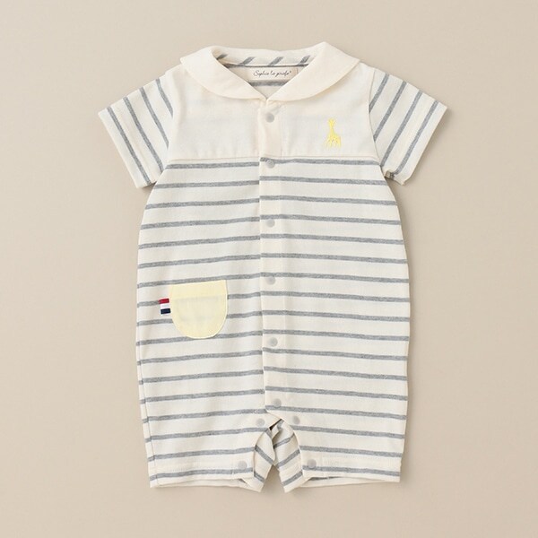 ボーダーセーラーショートオール【日本製】