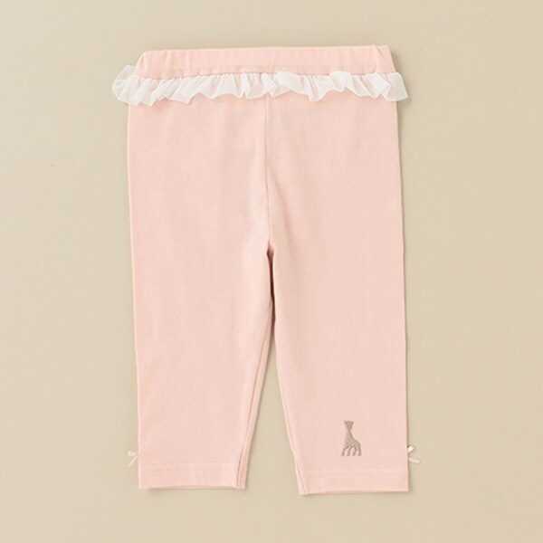 ウエストフリル7分丈レギンス【日本製】