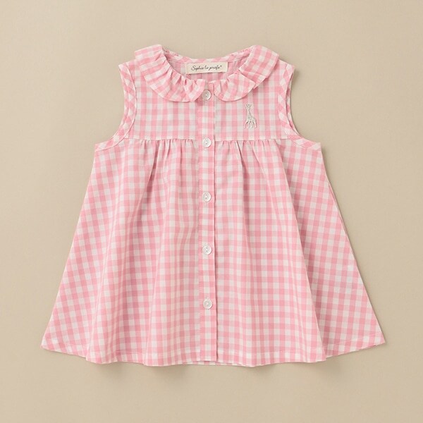 ギンガムチュニック【日本製】