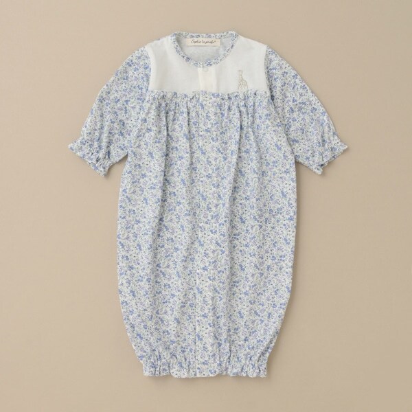 花柄プリント2WAYオール【日本製】