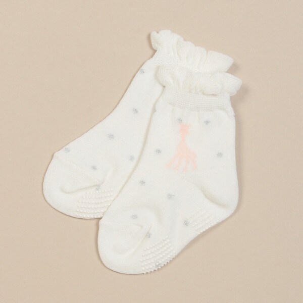 フリルドットソックス【日本製】