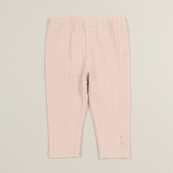 9分丈ケーブルジャカードレギンス【日本製】