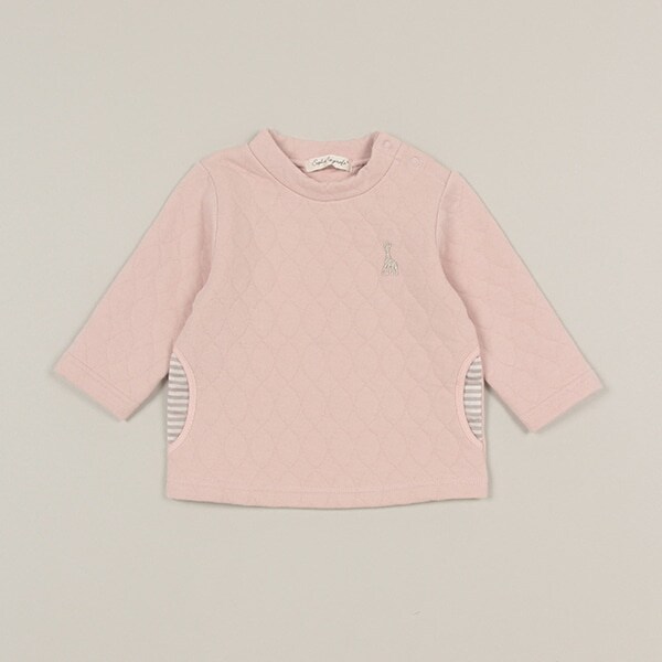 キルト長袖トレーナー【日本製】