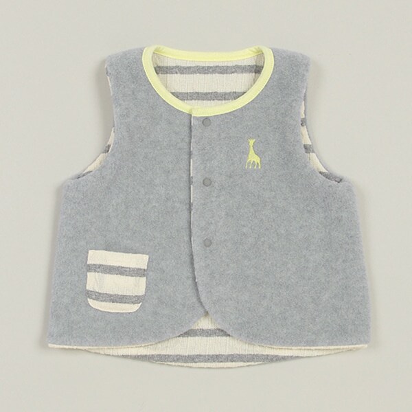 フリースリバーシブルベスト【日本製】