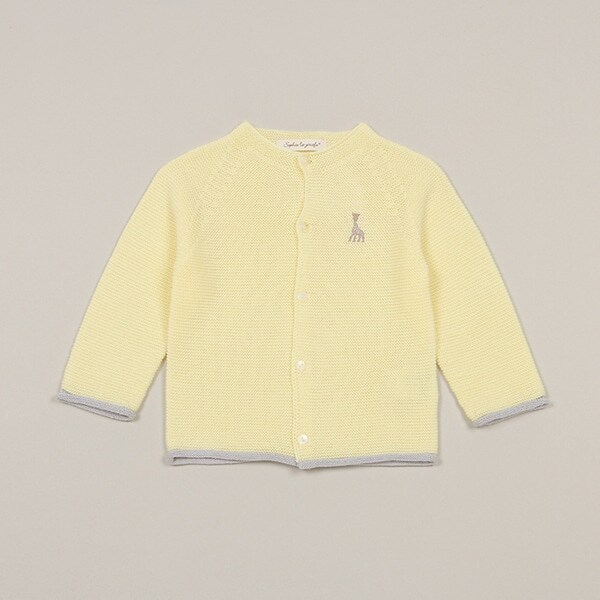 ガーター編みカーディガン【日本製】