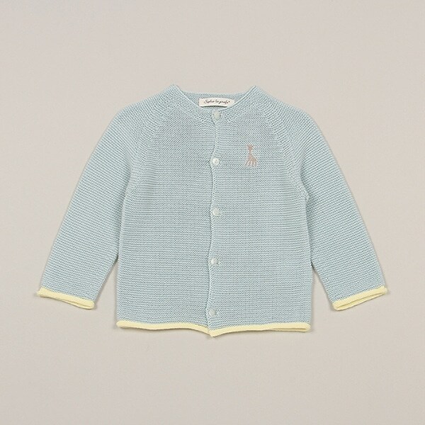 ガーター編みカーディガン【日本製】