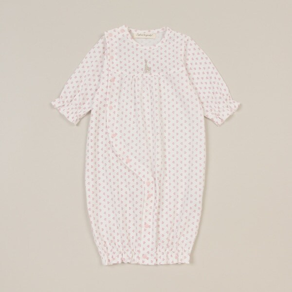 花柄天竺2WAYオール【日本製】