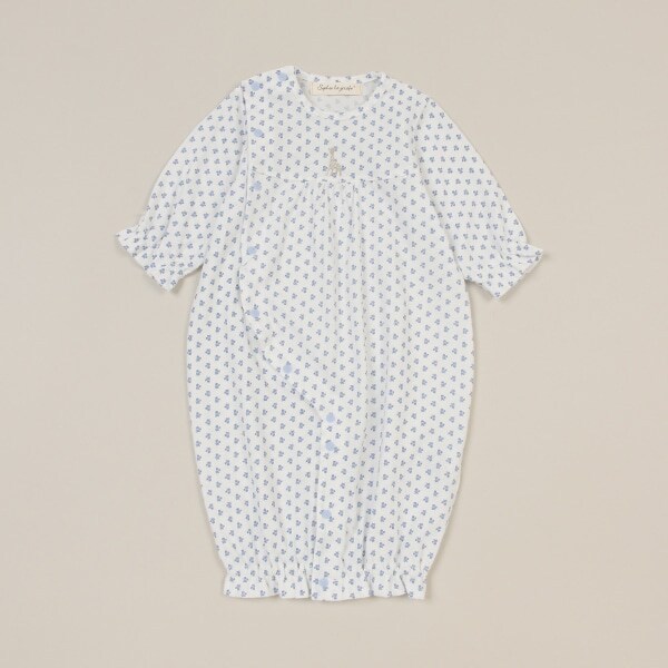 花柄天竺2WAYオール【日本製】