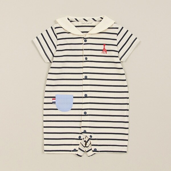 ボーダーセーラーショートオール【日本製】