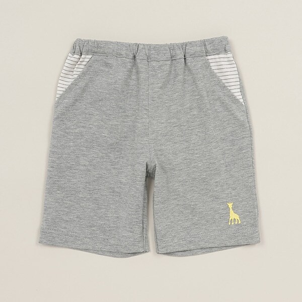 ボーダーポケットハーフパンツ【日本製】