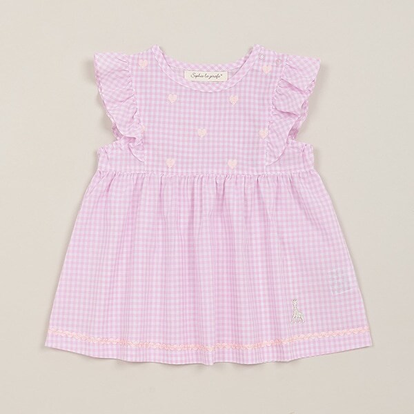 ギンガムチェックチュニック【日本製】