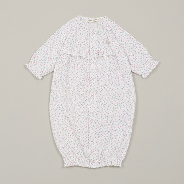 花柄プリント2WAYオール【日本製】