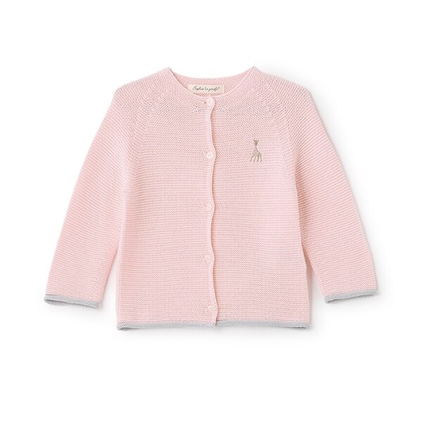 ガーター編みカーディガン