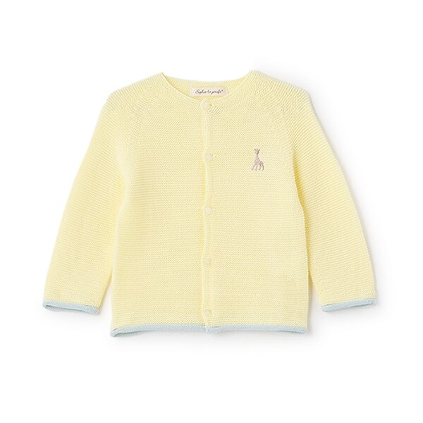 ガーター編みカーディガン