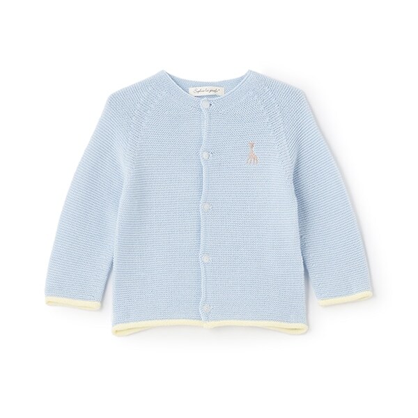 ガーター編みカーディガン