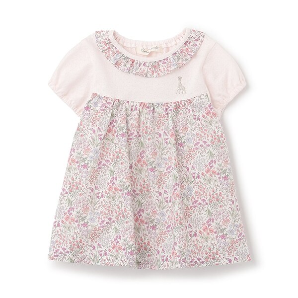 小花柄チュニック