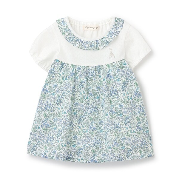 小花柄チュニック